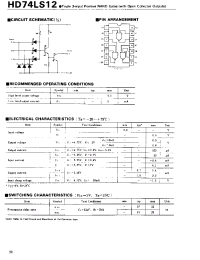 Datasheet HD74LS12 manufacturer Hitachi